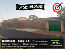 Venda Casa No Jardim Siena Em Terreno Grande Orlândia-SP