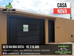 Venda Casa Nova No Alto Da Boa Vista Orlândia-SP