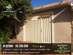 Venda Casa No Jardim Benini Orlândia-SP