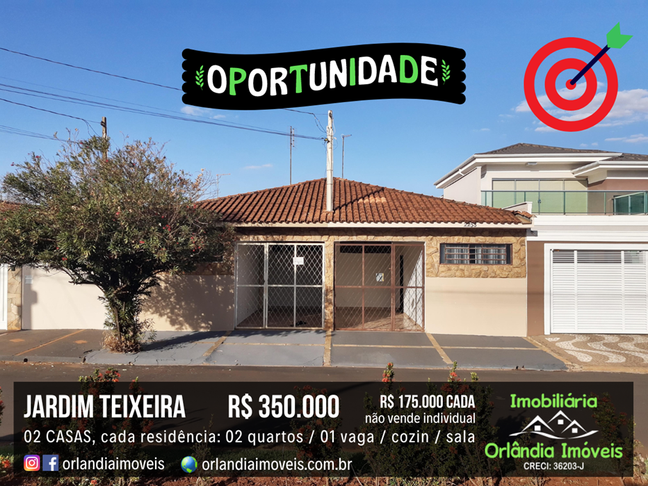 Venda Casas No Jardim Teixeira Orlândia-SP