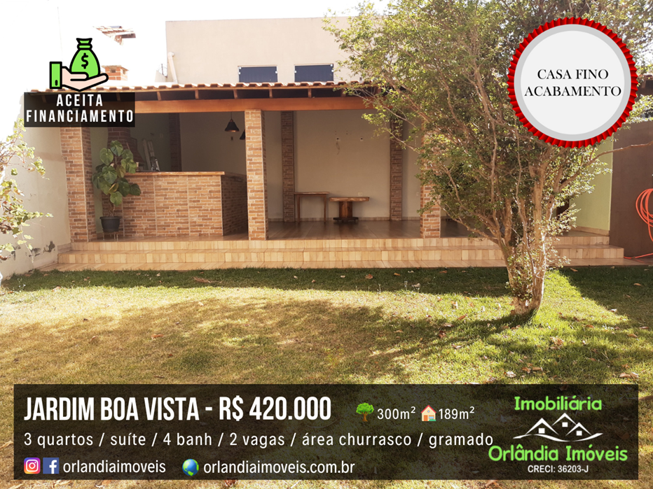 Venda Casa No Jardim Boa Vista Orlândia-SP