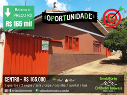 Venda Casa No Centro Orlândia-SP