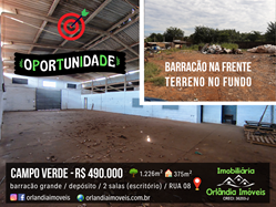 Venda Barracão No Campo Verde Na Rua 08 Orlândia-SP