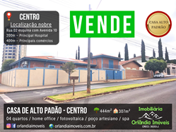 Venda Casa De Alto Padrão No Centro Orlândia-SP