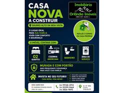 Venda Casa Nova A Construir No Alto Da Boa Vista Orlândia-SP