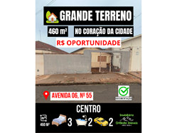 Venda Casa Com Amplo Terreno No Centro Orlândia-SP